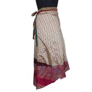 Vintage Silk Magic Wrap Skirt SW2160