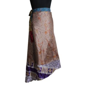 Vintage Silk Magic Wrap Skirt SW2161