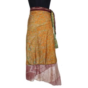 Vintage Silk Magic Wrap Skirt SW2165