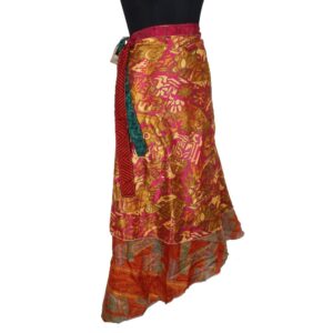 Vintage Silk Magic Wrap Skirt SW2167