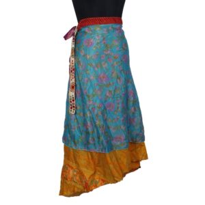 Vintage Silk Magic Wrap Skirt SW2168