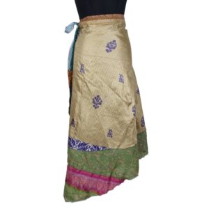Vintage Silk Magic Wrap Skirt SW2171