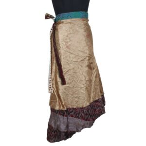 Vintage Silk Magic Wrap Skirt SW2172