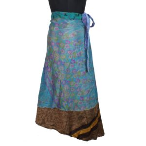 Vintage Silk Magic Wrap Skirt SW2173