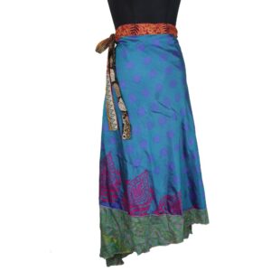 Vintage Silk Magic Wrap Skirt SW2178