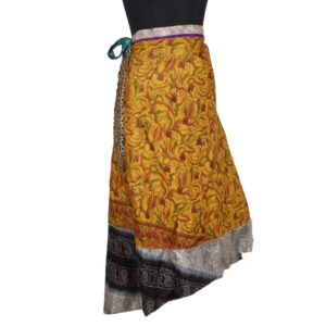Vintage Silk Magic Wrap Skirt SW2179
