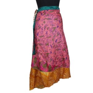 Vintage Silk Magic Wrap Skirt SW2180