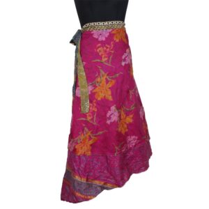 Vintage Silk Magic Wrap Skirt SW2182