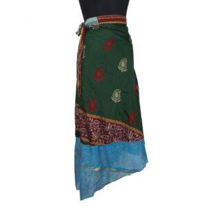 Vintage Silk Magic Wrap Skirt SW2187