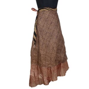 Vintage Silk Magic Wrap Skirt SW2190
