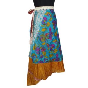 Vintage Silk Magic Wrap Skirt SW2192