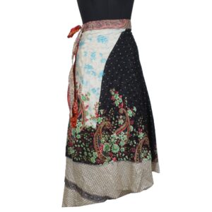 Vintage Silk Magic Wrap Skirt SW2194