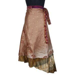 Vintage Silk Magic Wrap Skirt SW2195