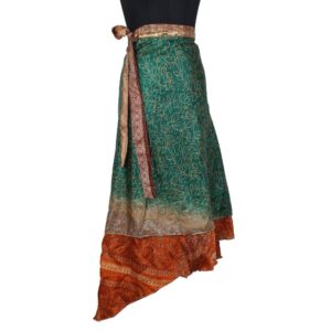 Vintage Silk Magic Wrap Skirt SW2196