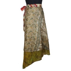 Vintage Silk Magic Wrap Skirt SW2198