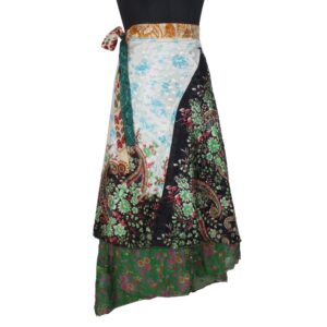 Vintage Silk Magic Wrap Skirt SW2200