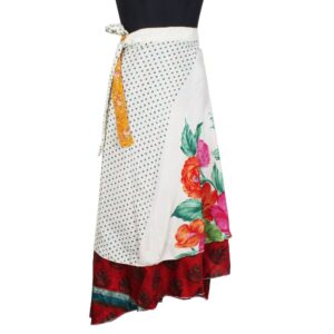Vintage Silk Magic Wrap Skirt SW2201