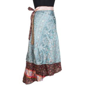 Vintage Silk Magic Wrap Skirt SW2202