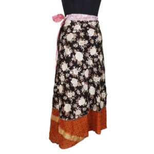 Vintage Silk Magic Wrap Skirt SW2204