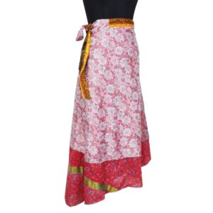 Vintage Silk Magic Wrap Skirt SW2208