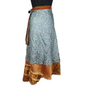 Vintage Silk Magic Wrap Skirt SW2211