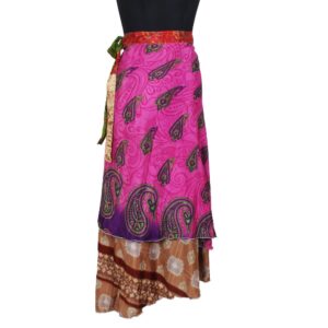 Vintage Silk Magic Wrap Skirt SW2214