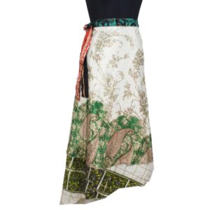 Vintage Silk Magic Wrap Skirt SW2216