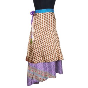 Vintage Silk Magic Wrap Skirt SW2217