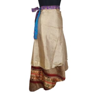Vintage Silk Magic Wrap Skirt SW2218
