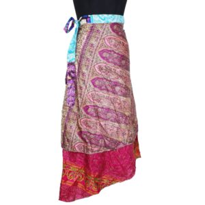Vintage Silk Magic Wrap Skirt SW2224