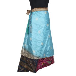 Vintage Silk Magic Wrap Skirt SW2225