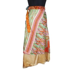 Vintage Silk Magic Wrap Skirt SW2227