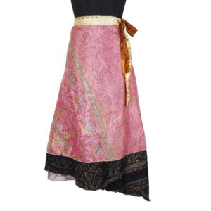 Vintage Silk Magic Wrap Skirt SW2231