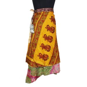 Vintage Silk Magic Wrap Skirt SW2235