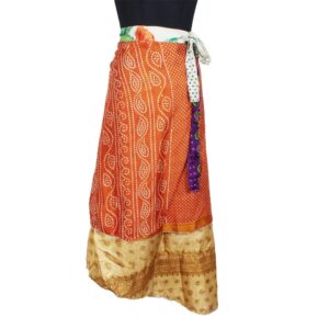 Vintage Silk Magic Wrap Skirt SW2247