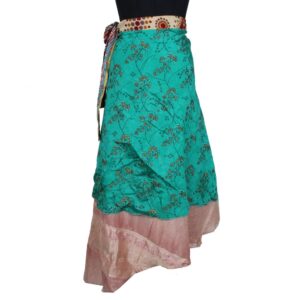 Vintage Silk Magic Wrap Skirt SW2251