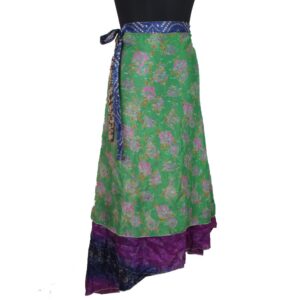 Vintage Silk Magic Wrap Skirt SW2263