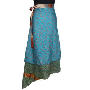 Vintage Silk Magic Wrap Skirt SW2264