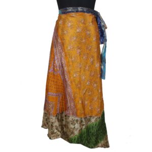 Vintage Silk Magic Wrap Skirt SW2267