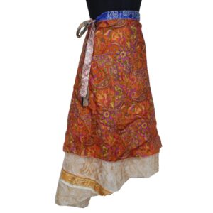 Vintage Silk Magic Wrap Skirt SW2269