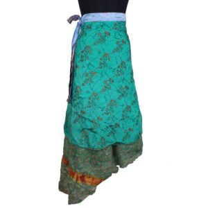 Vintage Silk Magic Wrap Skirt SW2273