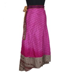 Vintage Silk Magic Wrap Skirt SW2275