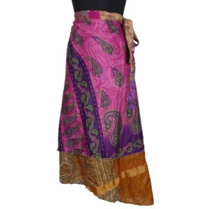 Vintage Silk Magic Wrap Skirt SW2278