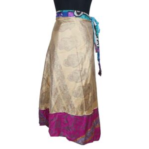 Vintage Silk Magic Wrap Skirt SW2284