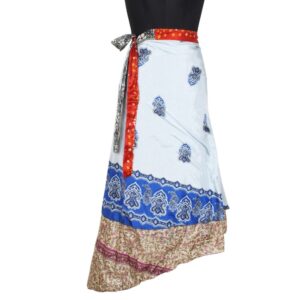 Vintage Silk Magic Wrap Skirt SW2292