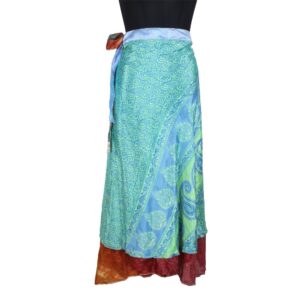 Vintage Silk Magic Wrap Skirt SW2294