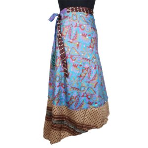 Vintage Silk Magic Wrap Skirt SW2295