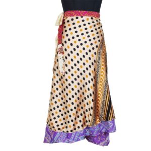 Vintage Silk Magic Wrap Skirt SW2297