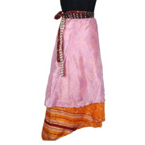Vintage Silk Magic Wrap Skirt SW2298