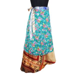 Vintage Silk Magic Wrap Skirt SW2299
